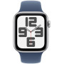 Smartwatch Apple Watch SE 2 gen MXGP3ET/A - 44mm, GPS + Cellular, srebrne aluminium z paskiem sportowy denim, S|M